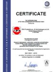 CERTIFICATE ISO 9001 HERZ Armaturen