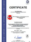 CERTIFICATE ISO 14001 HERZ Armaturen